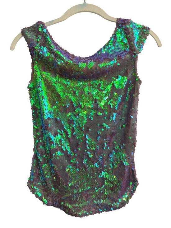 Free People Tops - Iridescent Sequin Top - Women, free people size large